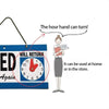 Open - Closed Will Return Sign Business Shop Door Restaurant Hand Crafted Clock-copy