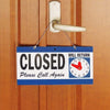 Open - Closed Will Return Sign Business Shop Door Restaurant Hand Crafted Clock-copy