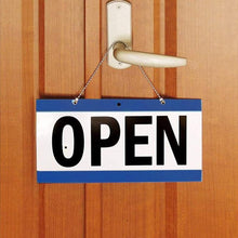 Load image into Gallery viewer, Open - Closed Will Return Sign Business Shop Door Restaurant Hand Crafted Clock-copy
