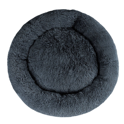 i.Pet Pet Bed Dog Cat 110cm Calming Extra Large Soft Plush Dark Grey-copy