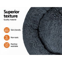 Load image into Gallery viewer, i.Pet Pet Bed Dog Cat 110cm Calming Extra Large Soft Plush Dark Grey-copy
