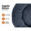 i.Pet Pet Bed Dog Cat 90cm Large Calming Soft Plush Bed Dark Grey-copy