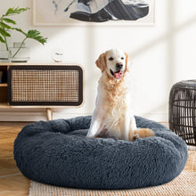 Load image into Gallery viewer, i.Pet Pet Bed Dog Cat 90cm Large Calming Soft Plush Bed Dark Grey-copy
