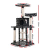 i.Pet Cat Tree 120cm Tower Scratching Post Scratcher Trees Bed Wood Condo Toys Bed-copy