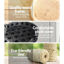 Load image into Gallery viewer, i.Pet Cat Tree 120cm Tower Scratching Post Scratcher Trees Bed Wood Condo Toys Bed-copy

