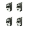 Lenoxx Solar-Powered Motion Sensor Light (4-Piece), Detects Motion, Rechargeable