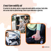 Car Cane Door Handle - Portable Elderly Standing Aid LED Flashlight Hammer Tool