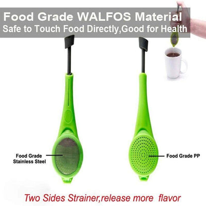 Tea Infuser Loose Tea Leaf Strainer Silicone Filter Diffuser Herbal Spice Reuse-copy