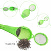 Tea Infuser Loose Tea Leaf Strainer Silicone Filter Diffuser Herbal Spice Reuse-copy