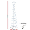 Jingle Jollys Christmas Lights 188cm Tree 288 LED Decorations-copy