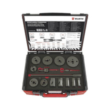Load image into Gallery viewer, 16pcs Wurth Cylinder Hole Saw Assortment Kit HSCO8 SYSKO 19–76 MM
