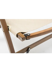 Load image into Gallery viewer, 4x Bamboo Foldable Outdoor Camping Chair Wooden Travel Picnic Park Folding - Khaki/Beige
