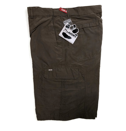 HUSKI Cargo Shorts Mens Cascade Microfibre Flexi Fit Short Army Military 515206 - Navy - XX-Large (102cm Waist)