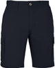 Mens Cargo Shorts 100% Cotton Casual Work Wear Half Pants Summer Army Military - Black - 32 (82cm)